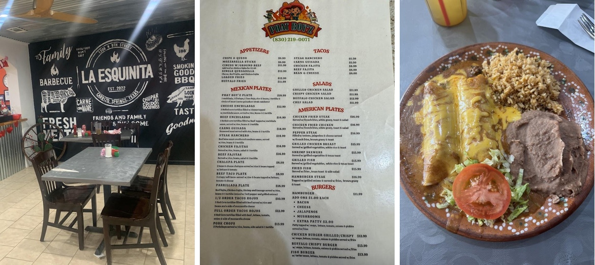 Phat Boy'z Menu